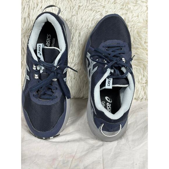 Asics Women's Gel-Venture 10 Trail Running Shoes 1012B761 Size 8.5 Wide Navy - Picture 1 of 10